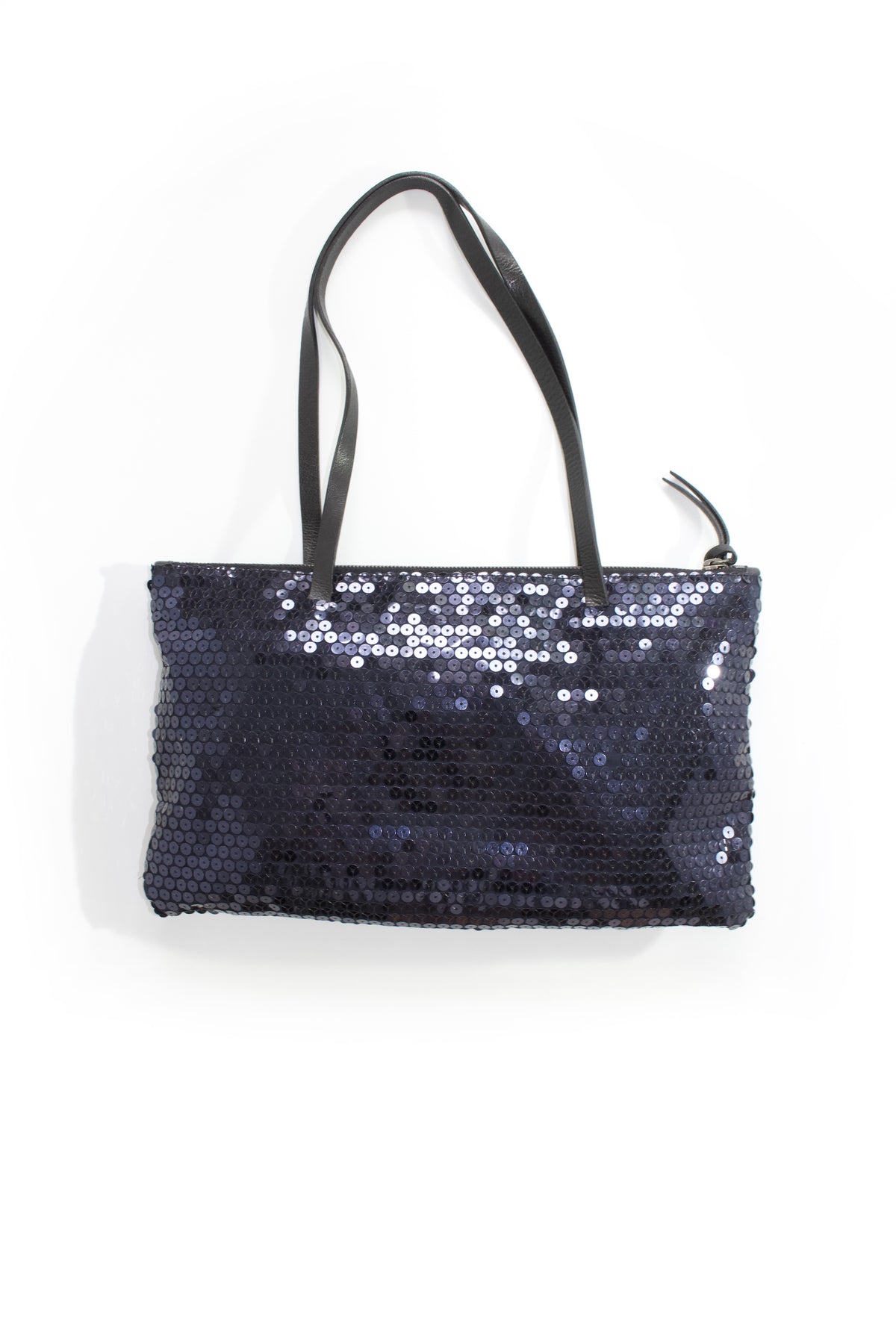Miu Miu FW 1998 navy blue sequin bag