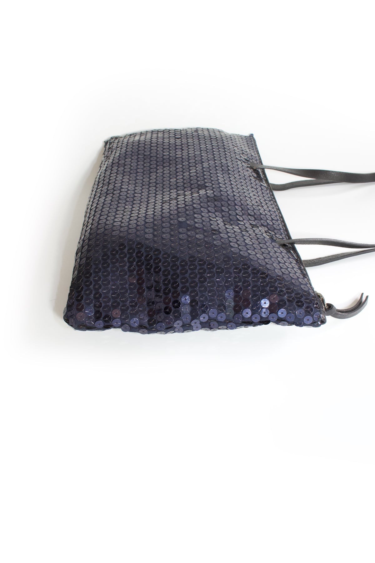Miu Miu FW 1998 navy blue sequin bag