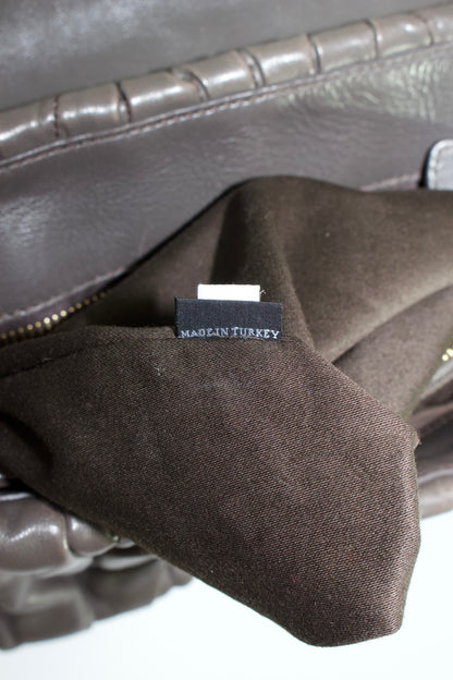 Miu Miu FW 2010 dark grey matelassé bag