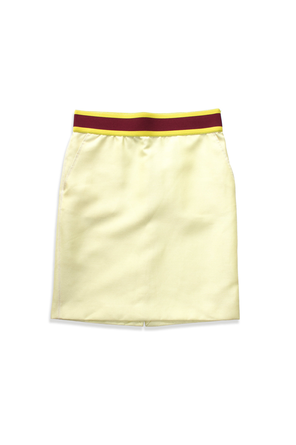 Miu Miu SS 2000 pale yellow skirt