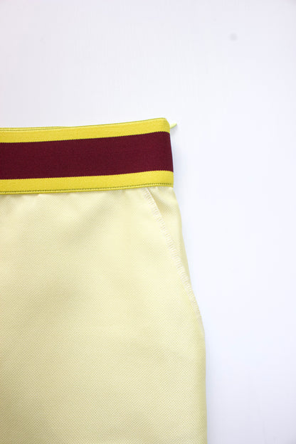 Miu Miu SS 2000 pale yellow skirt