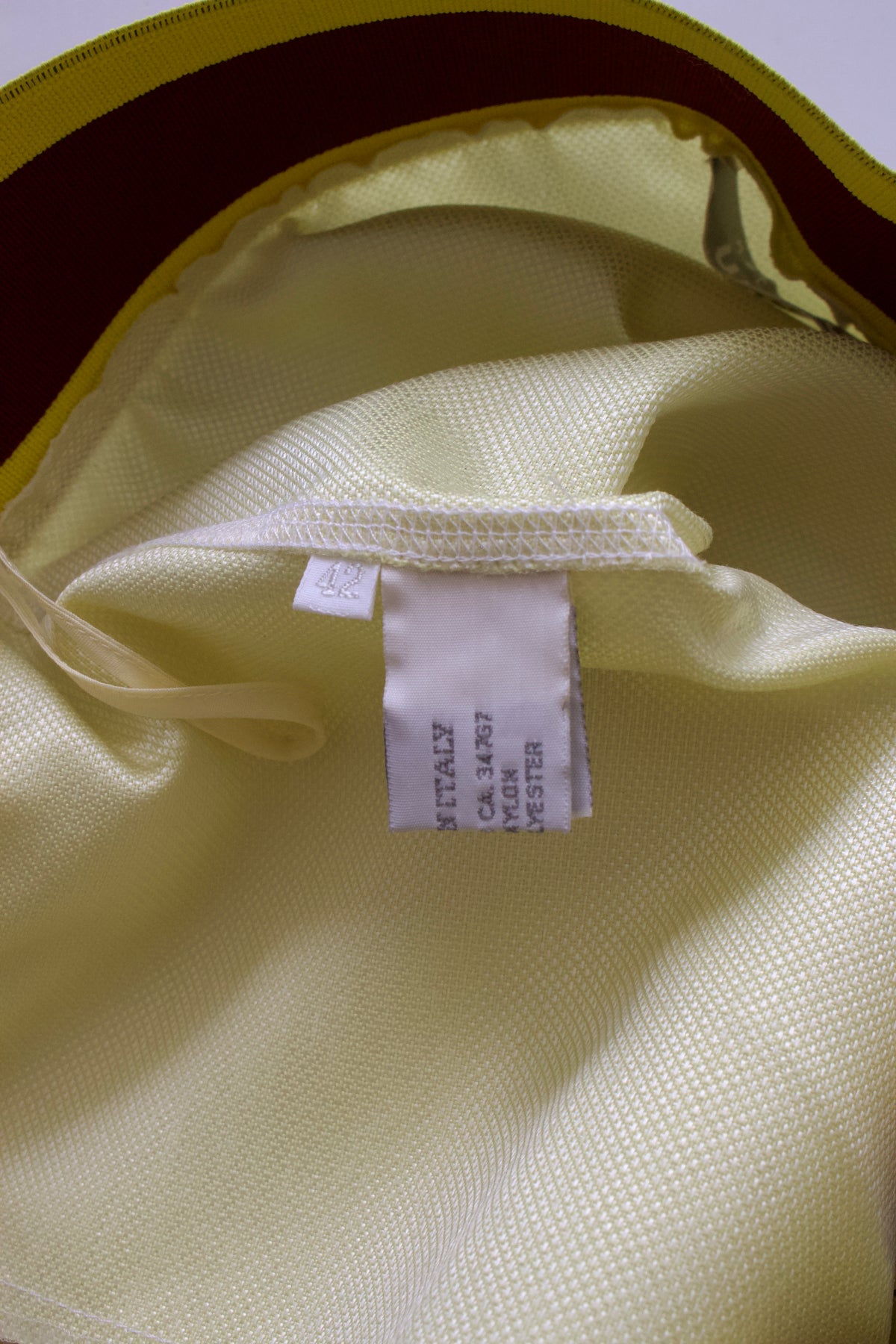 Miu Miu SS 2000 pale yellow skirt