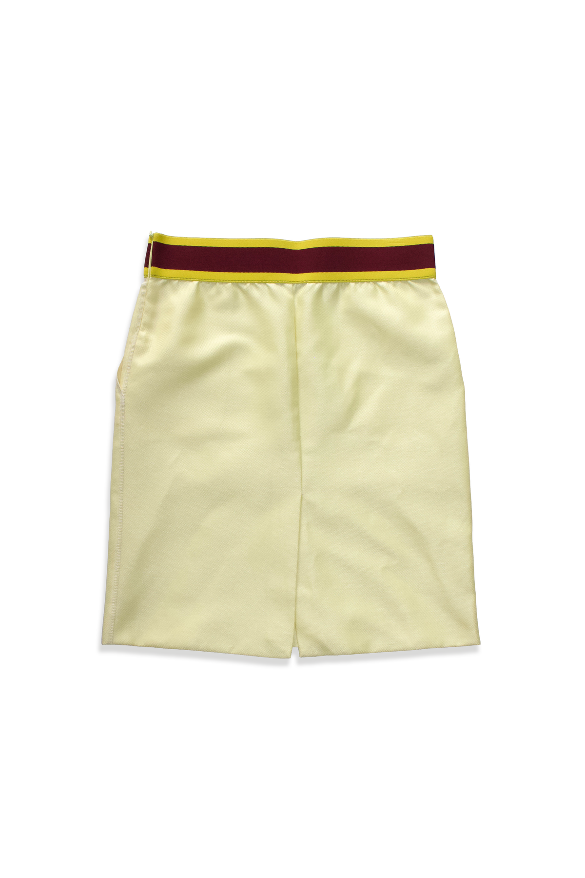 Miu Miu SS 2000 pale yellow skirt