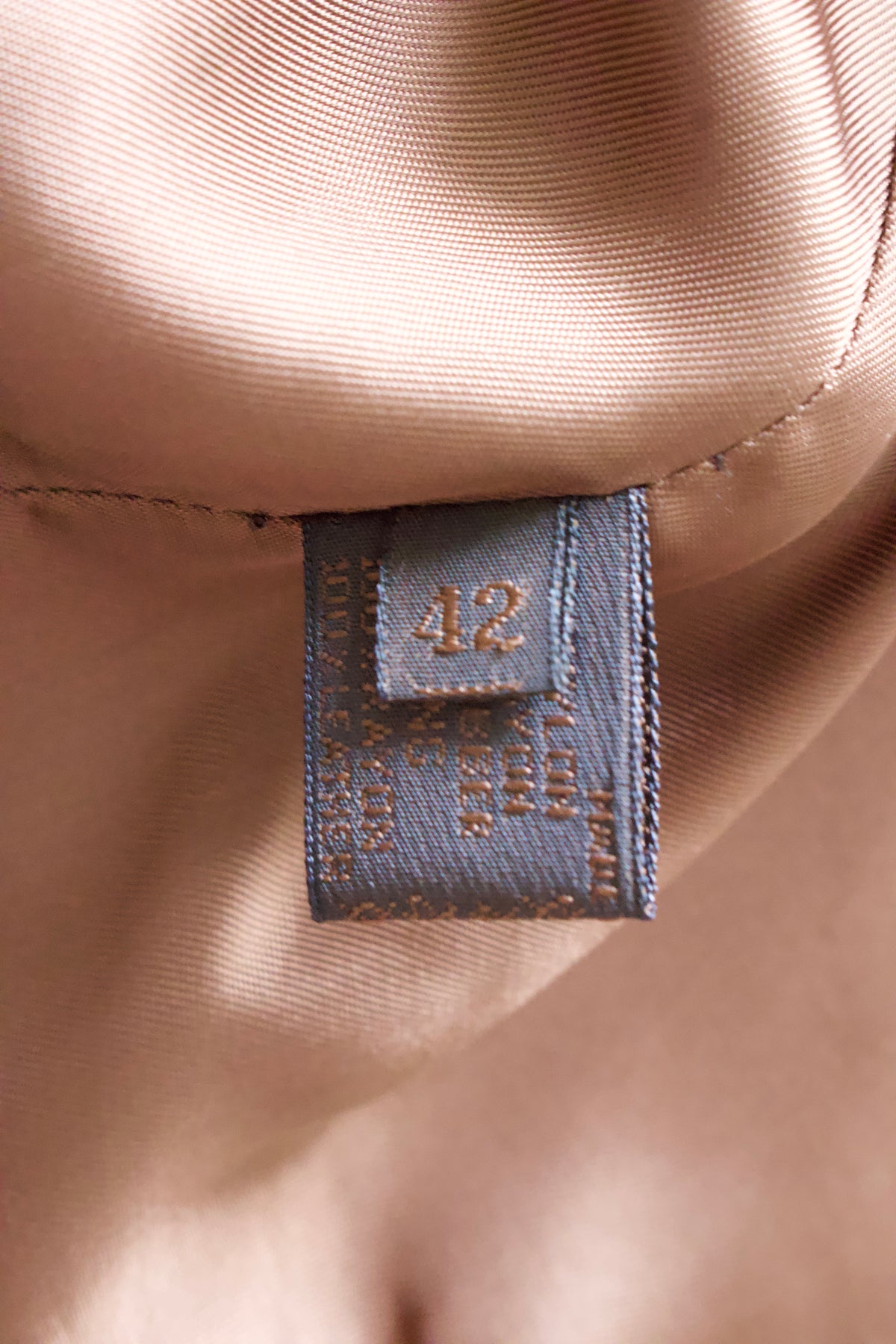 Prada FW 1996 orange jacket with leather trim