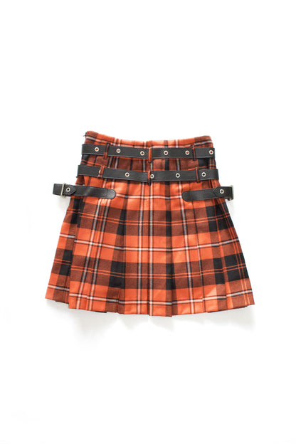 Dolce & Gabbana FW 2003 red & black tartan skirt