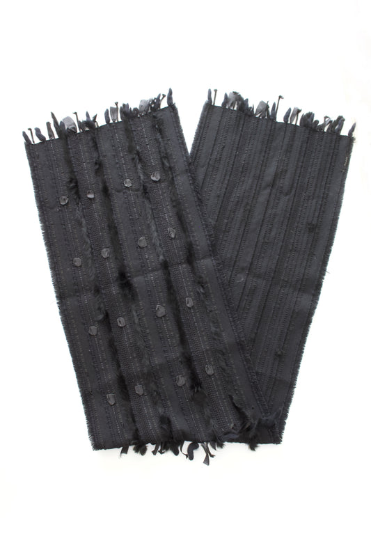 Gucci FW 2002 Tom Ford-era wool & fur scarf