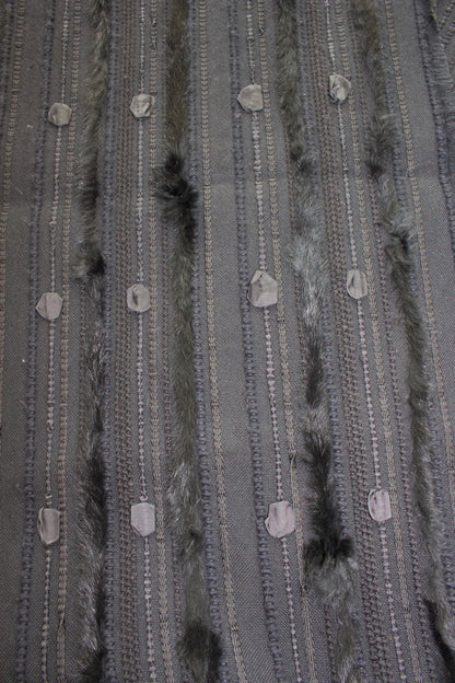 Gucci FW 2002 Tom Ford-era wool & fur scarf