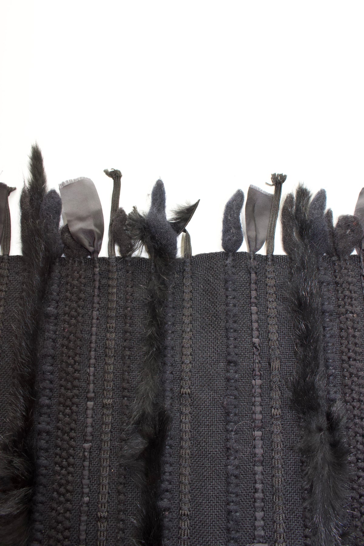 Gucci FW 2002 Tom Ford-era wool & fur scarf