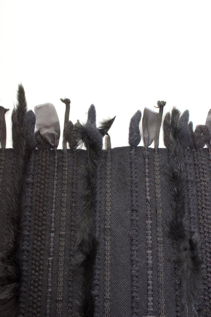 Gucci FW 2002 Tom Ford-era wool & fur scarf
