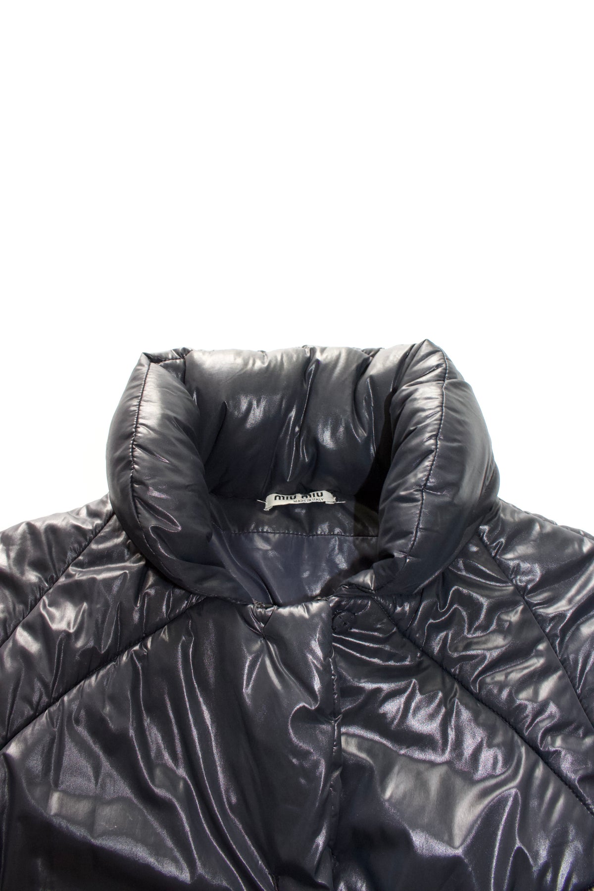Miu Miu 2007 navy blue down jacket