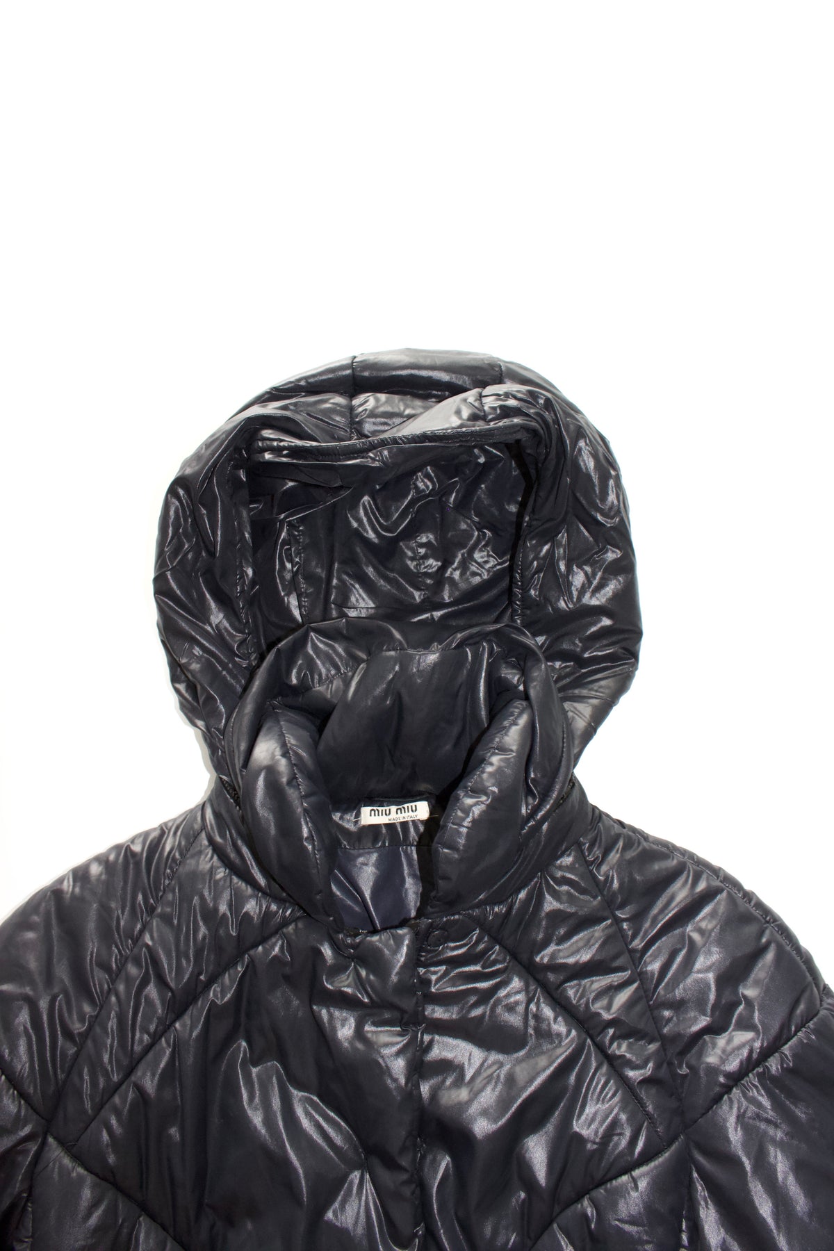 Miu Miu 2007 navy blue down jacket