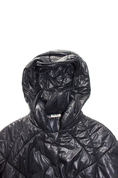 Miu Miu 2007 navy blue down jacket