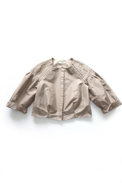 Prada brown silk jacket