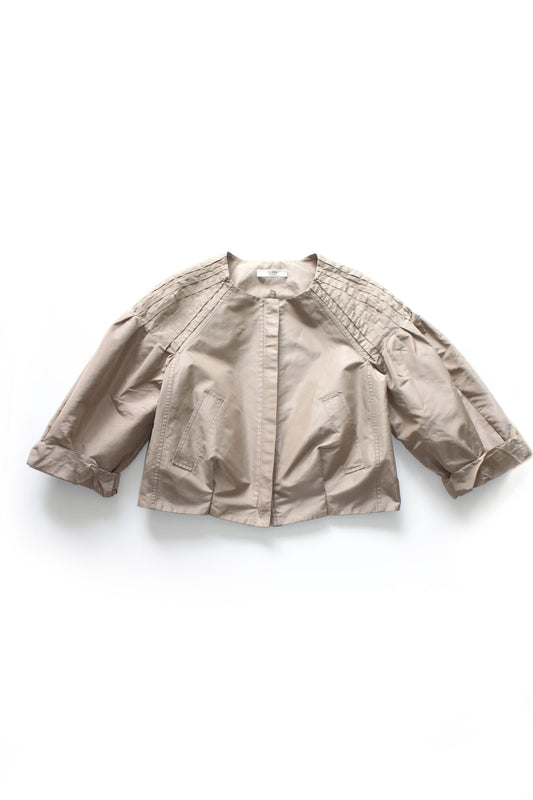 Prada brown silk jacket