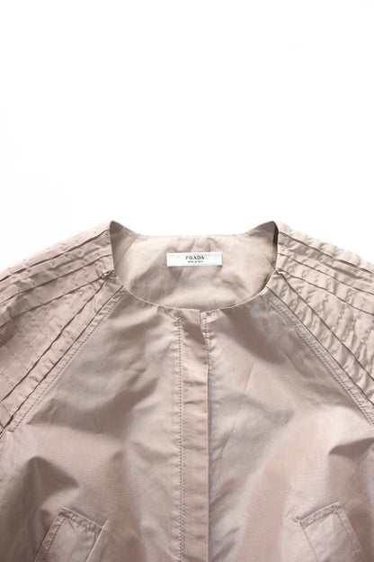 Prada brown silk jacket