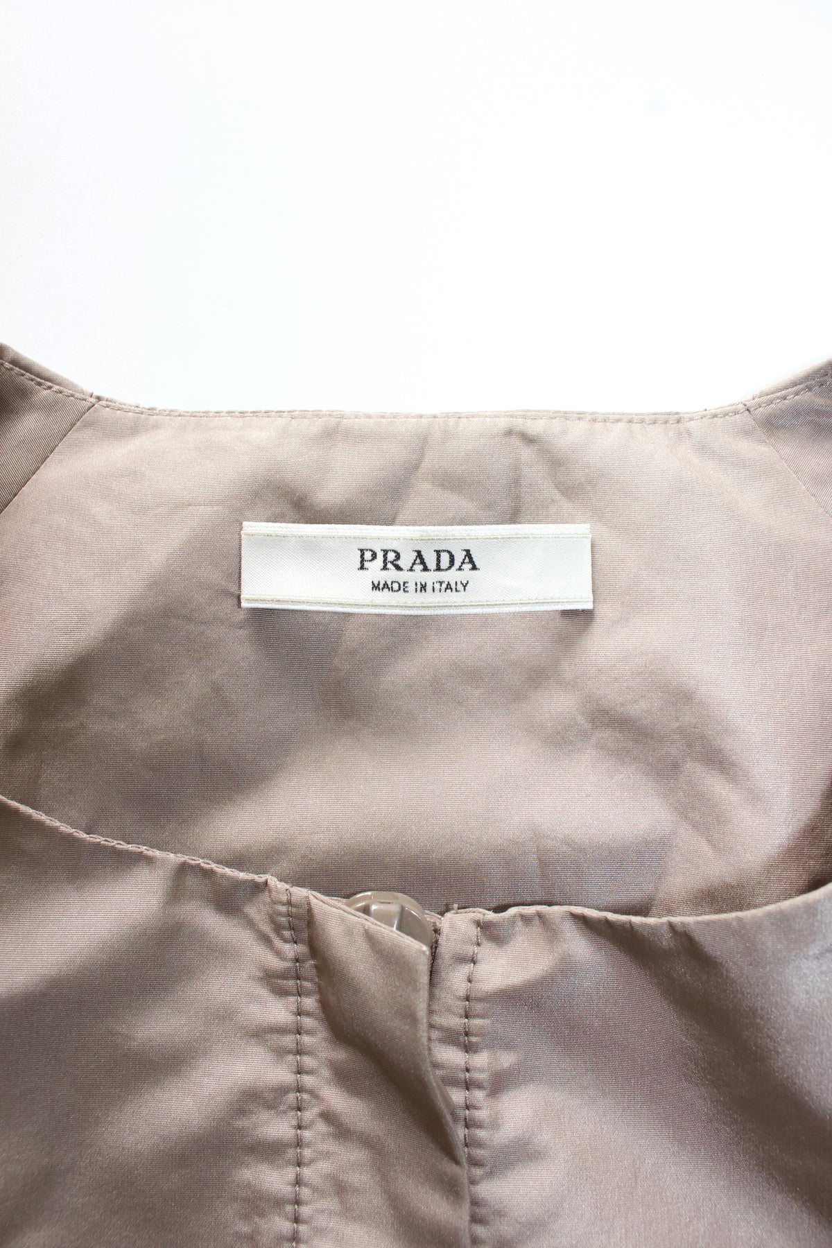 Prada brown silk jacket