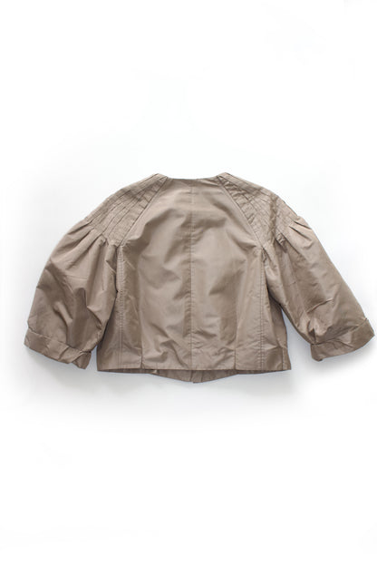 Prada brown silk jacket