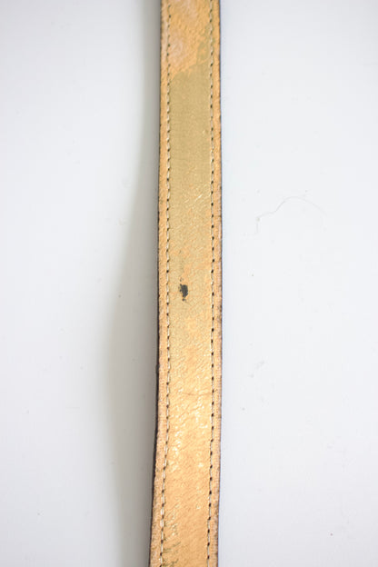 Roberto Cavalli brown and gold crossbody bag