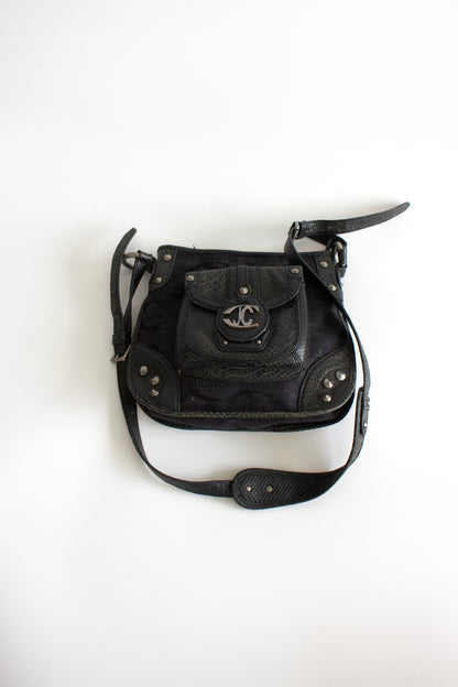 Just Cavalli black crossbody bag