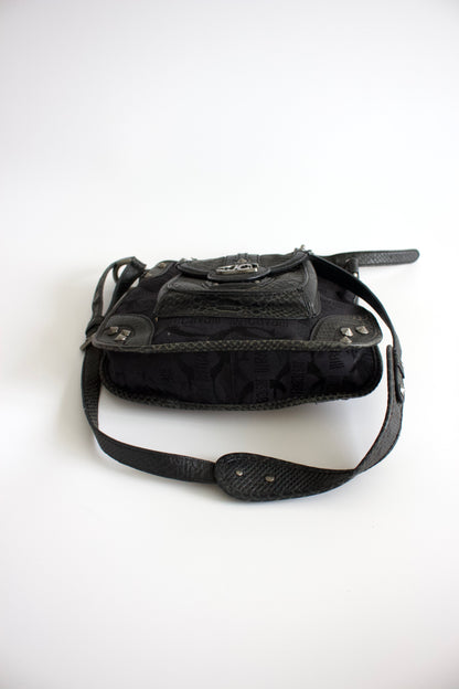 Just Cavalli black crossbody bag