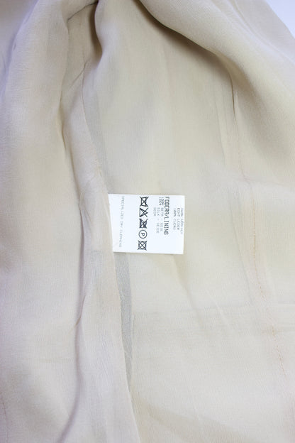 Roberto Cavalli 2000s silver leather jacket