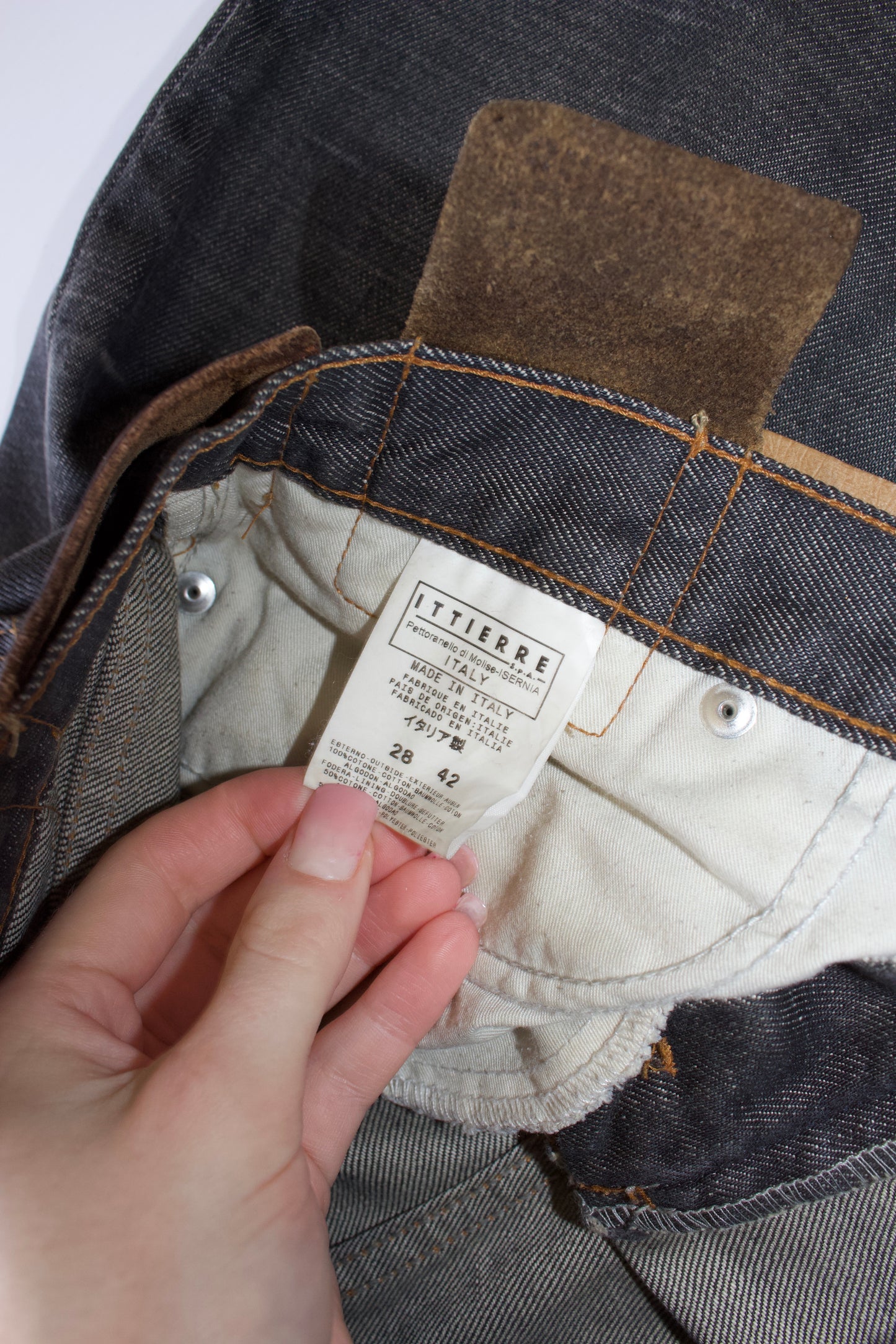 Dolce & Gabbana 2000s grey jeans with labels