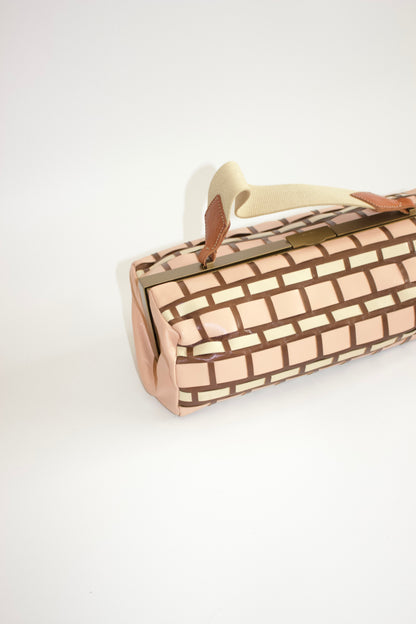 Miu Miu SS2001 geometric print handbag