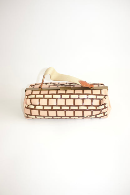 Miu Miu SS2001 geometric print handbag