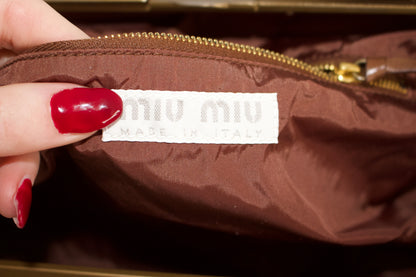 Miu Miu SS2001 geometric print handbag