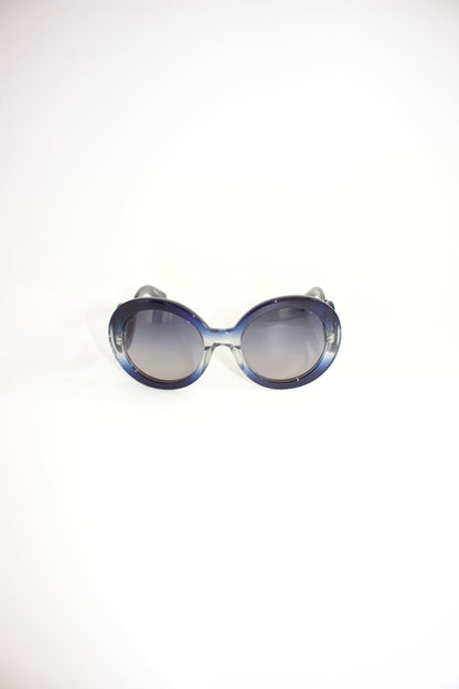 Prada Minimal Baroque navy sunglasses