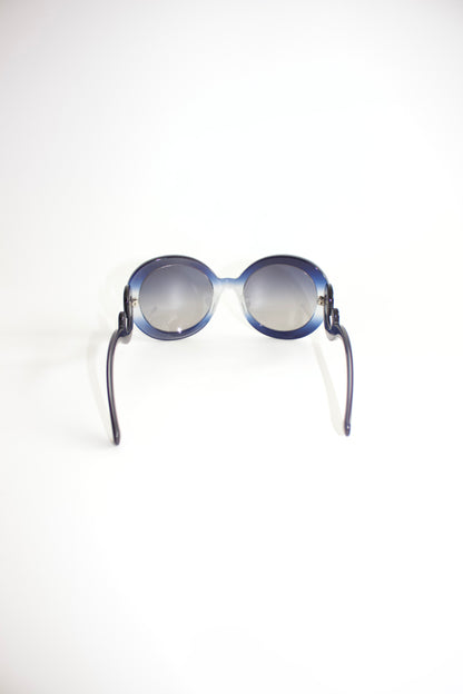 Prada Minimal Baroque navy sunglasses