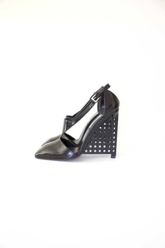 Prada FW2014 black wedges