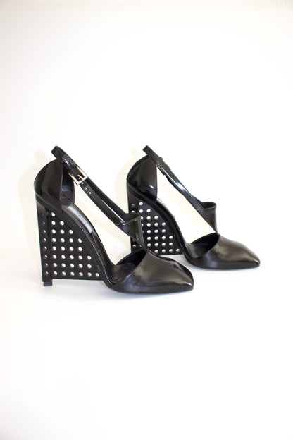 Prada FW2014 black wedges