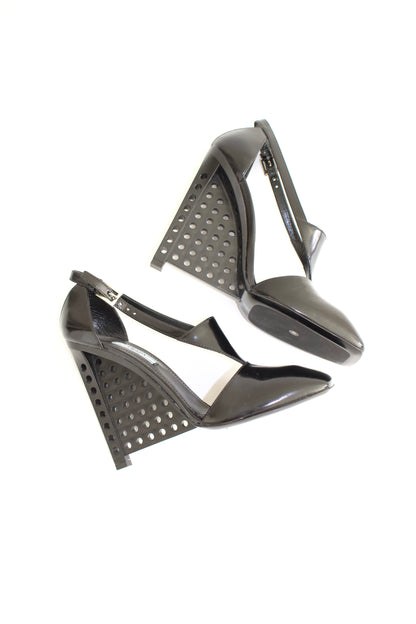 Prada FW2014 black wedges