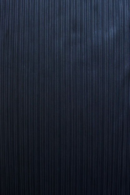 Issey Miyake 2007 Pleats Please navy longsleeve top