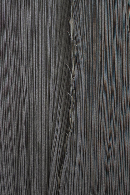 Issey Miyake Pleats Please grey sleeveless top