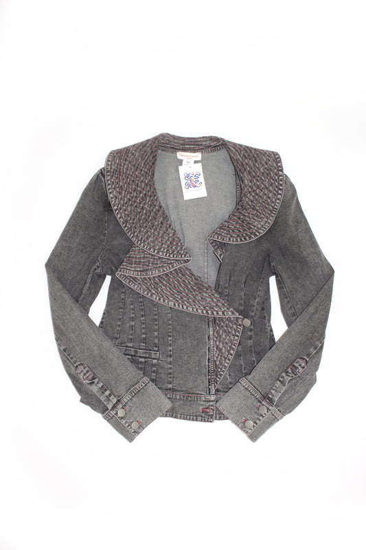 Christian Lacroix grey denim jacket
