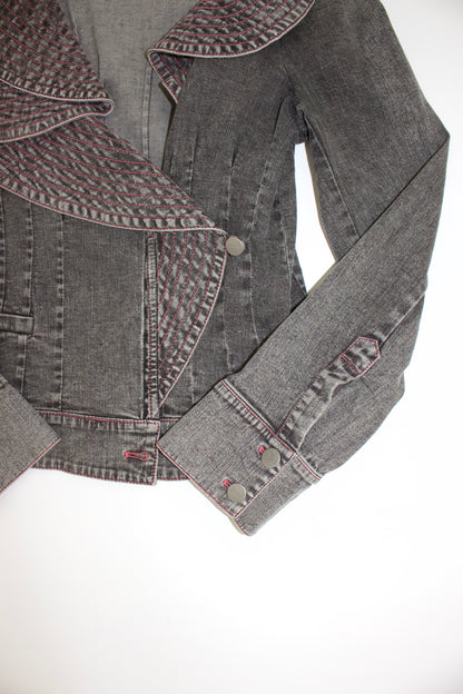 Christian Lacroix grey denim jacket
