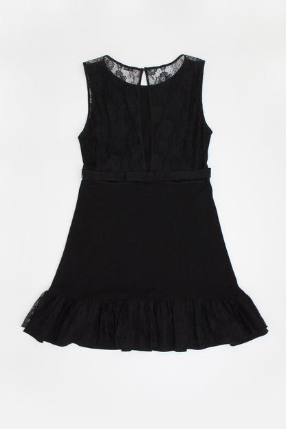 miu miu dress black Miu Miu little black dress with bow tie and lace back