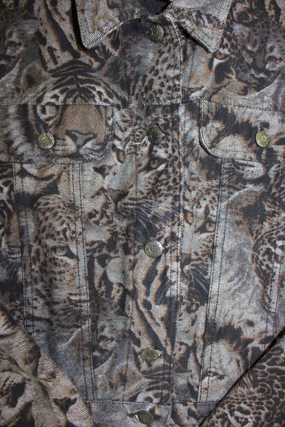 Kenzo 90s monochrome tiger print jacket