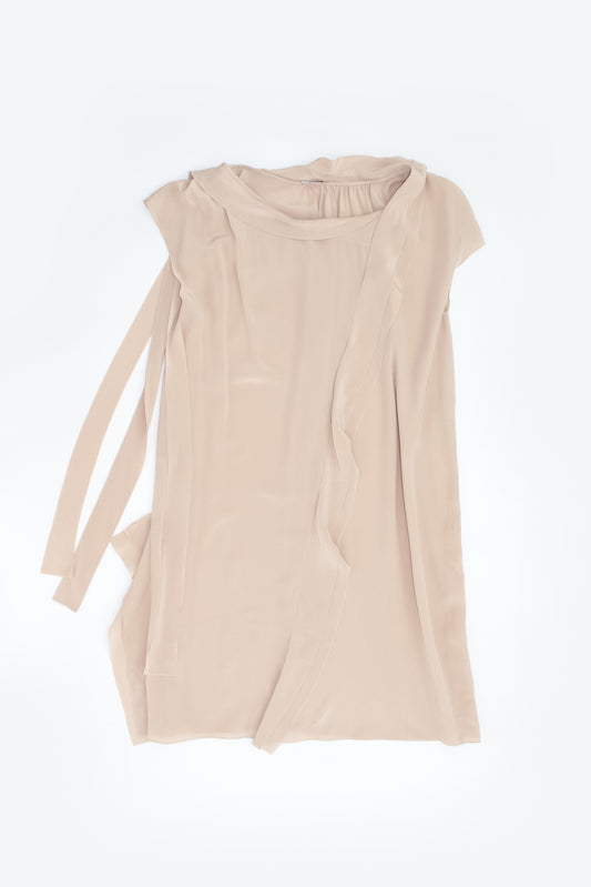 Miu Miu pink silk dress