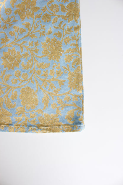 Roberto Cavalli golden floral jeans