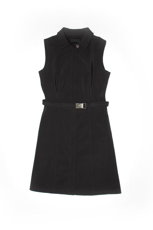 Prada SS 1995 black belted dress