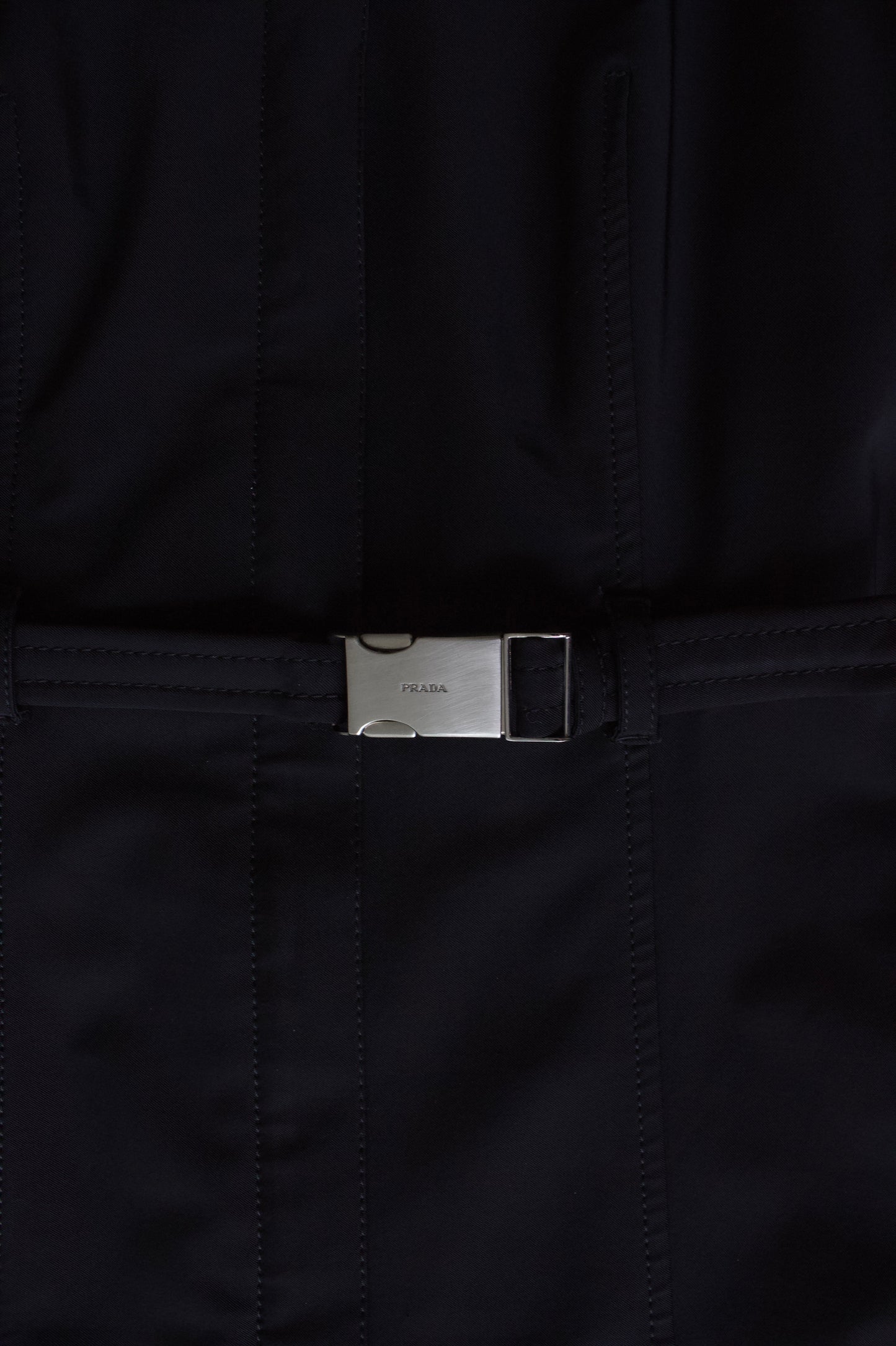 Prada SS 1995 black belted dress