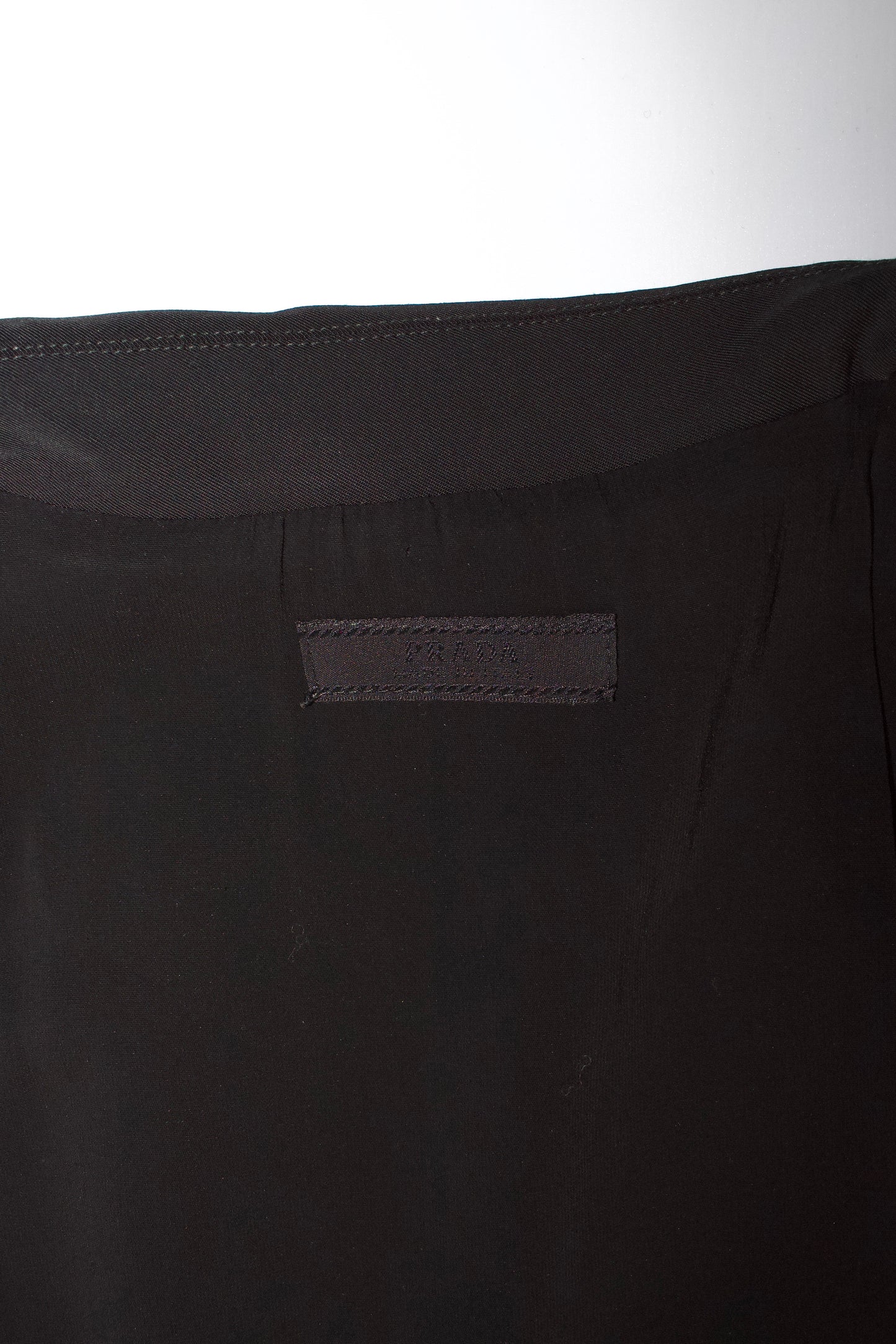 Prada SS 1995 black belted dress