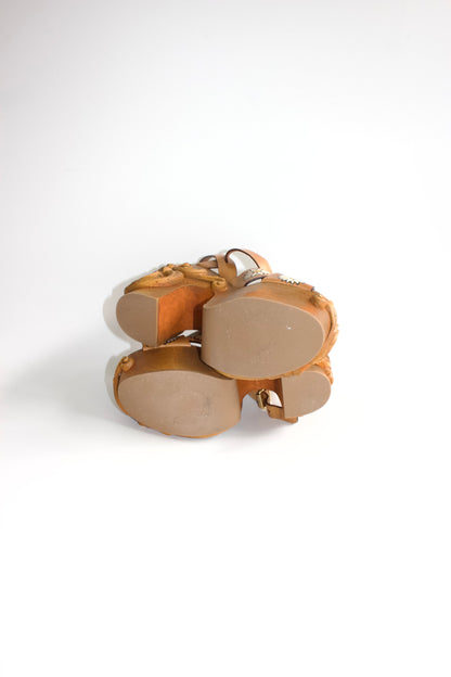 Miu Miu SS 2020 carved wedge sandals