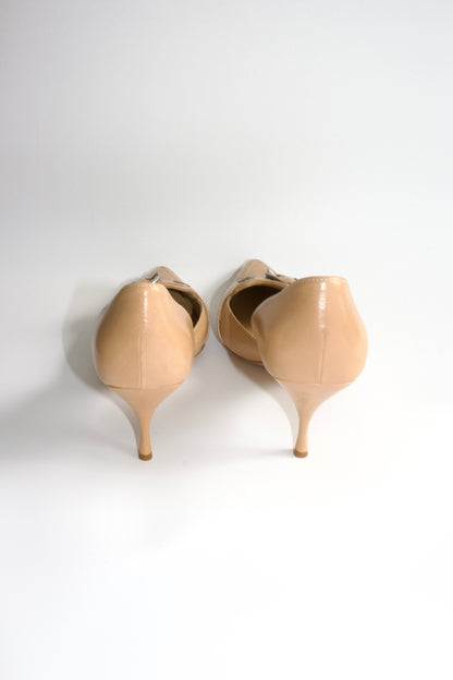 Prada SS 2002 beige leather heels