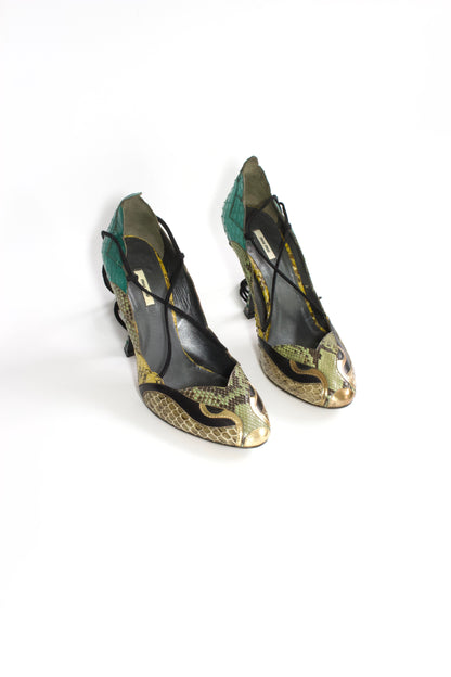 Miu Miu SS 2008 python heels