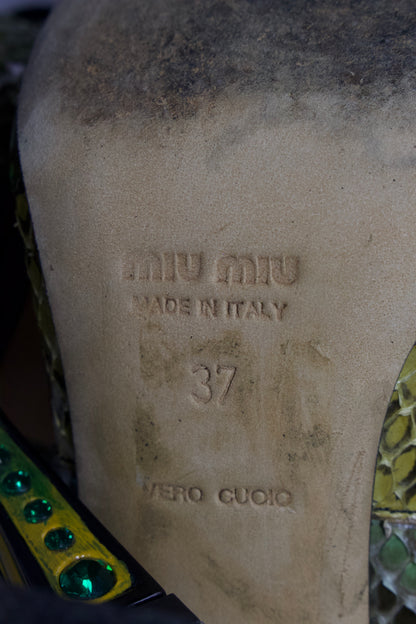 Miu Miu SS 2008 python heels