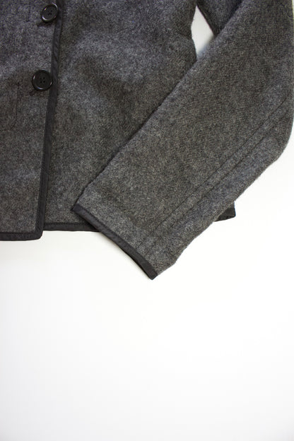 Prada 2000s grey wool blazer